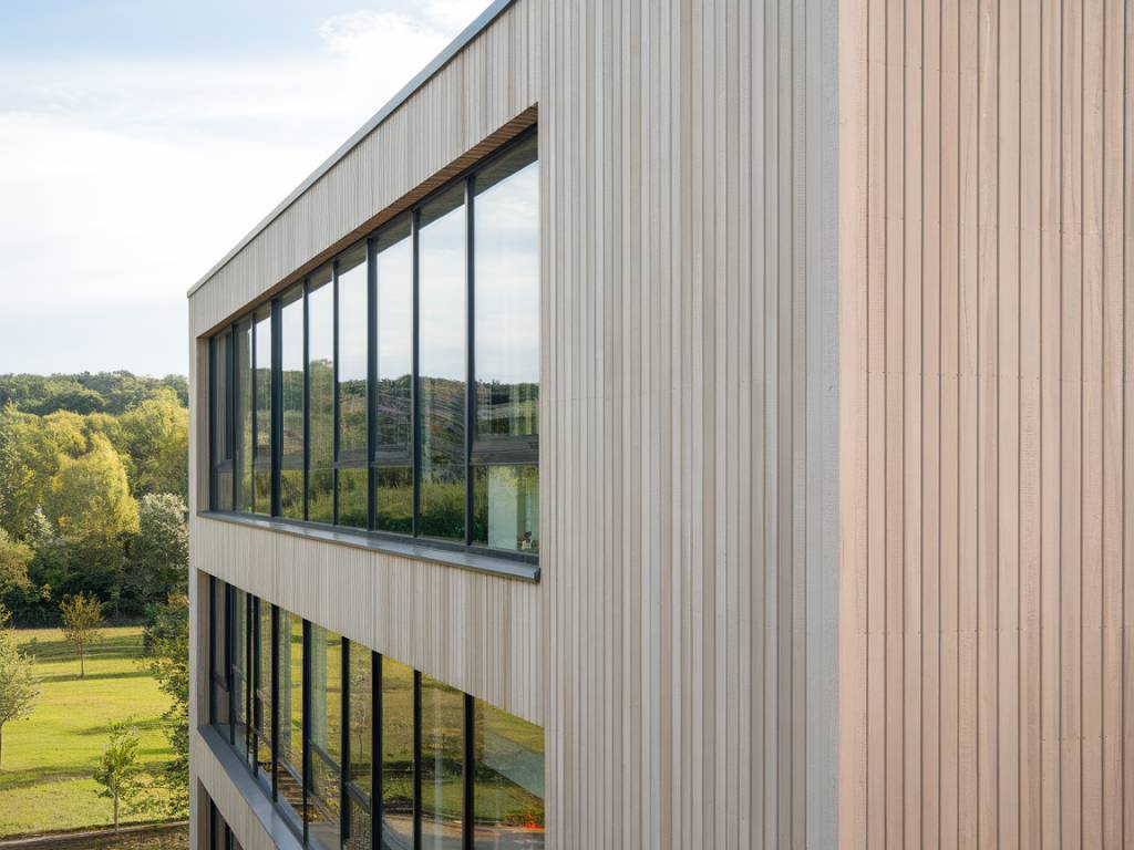 Les bardages en bois composite : un choix esthétique et durable pour les façades modernes